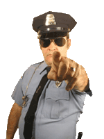 Officer pointing